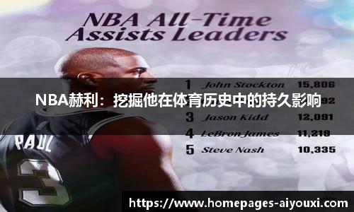 NBA赫利：挖掘他在体育历史中的持久影响